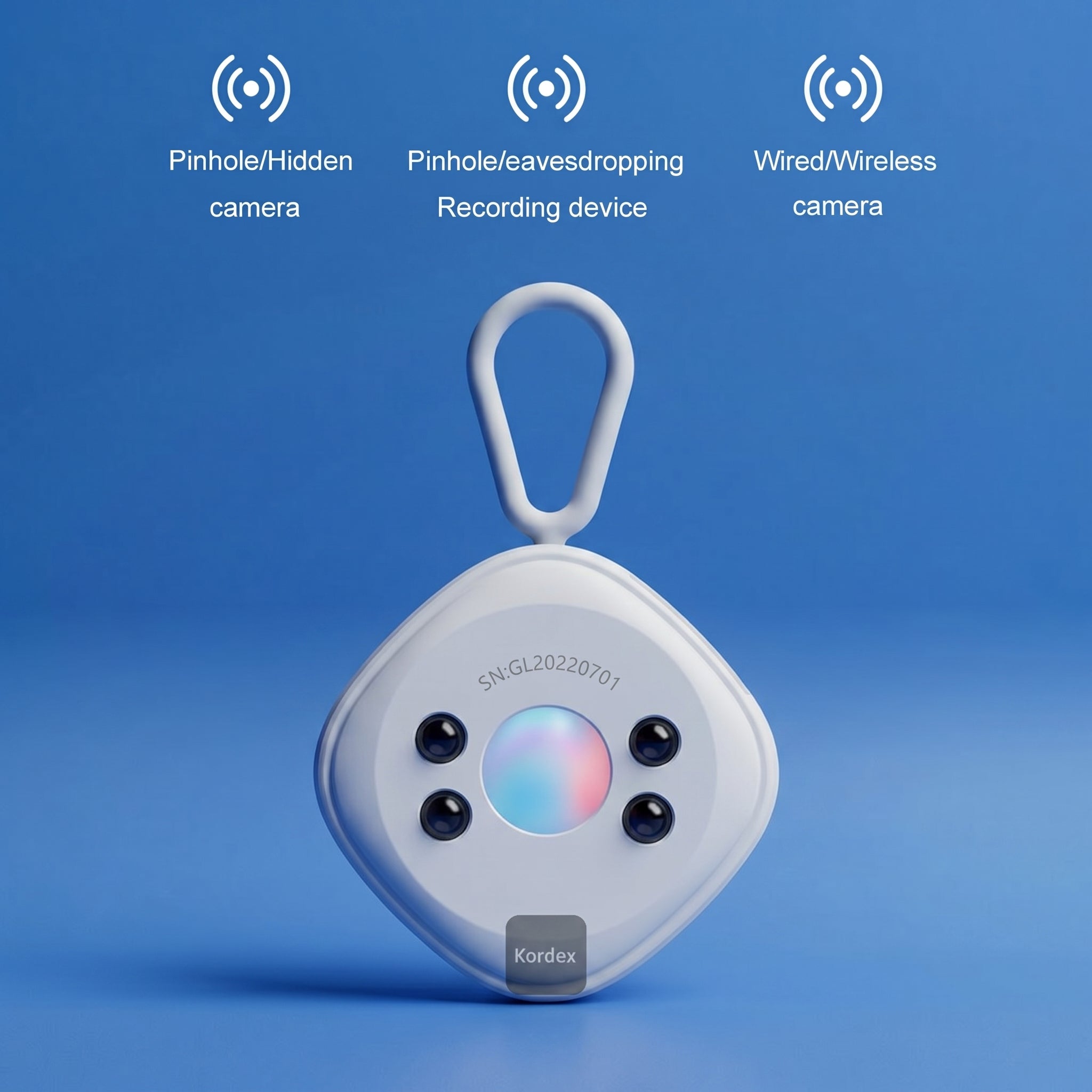 SecureEye™ - Hidden Spy Camera Detector with Keychain