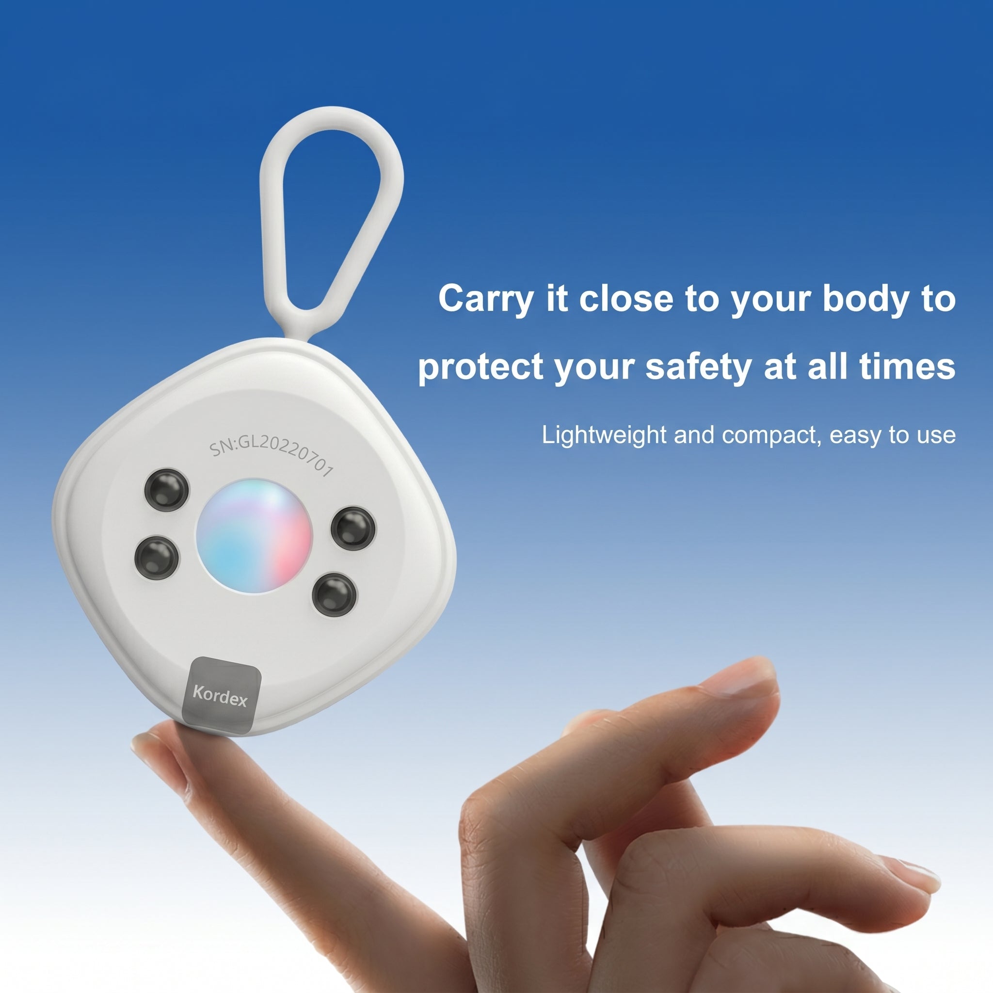 SecureEye™ - Hidden Spy Camera Detector with Keychain